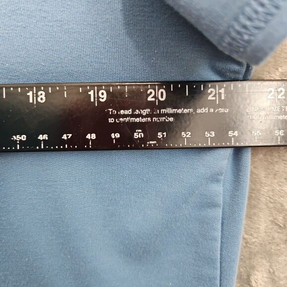 Sketchers Women's XL blue top short sleeve poly blend - Picture 4 of 9